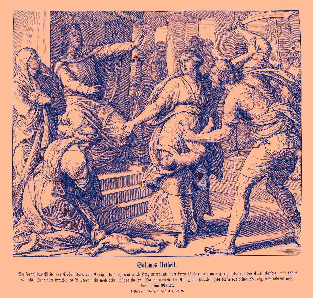 Judgement of Solomon by Julius Schnorr von Carolsfeld