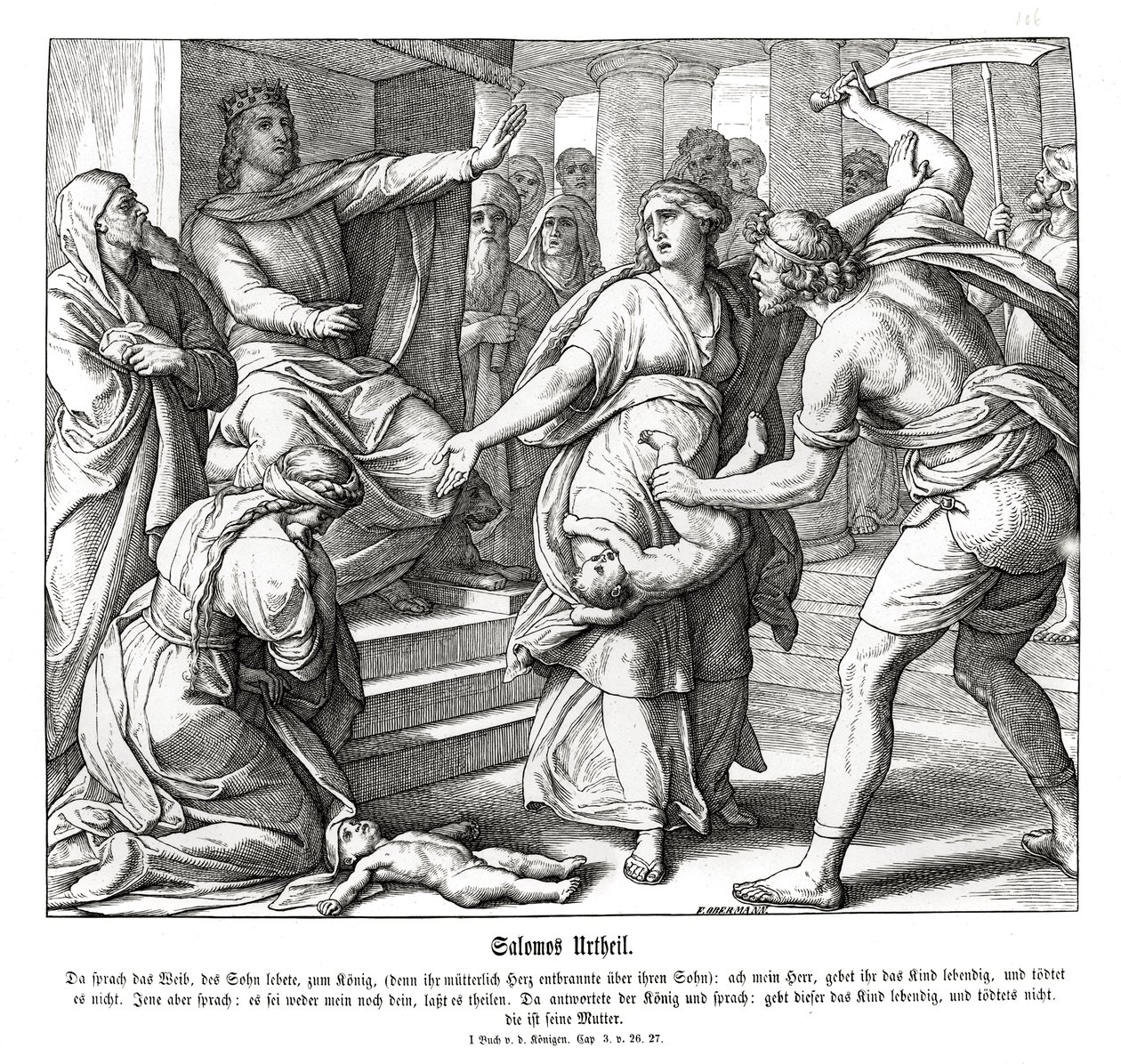 Judgement of Solomon by Julius Schnorr von Carolsfeld
