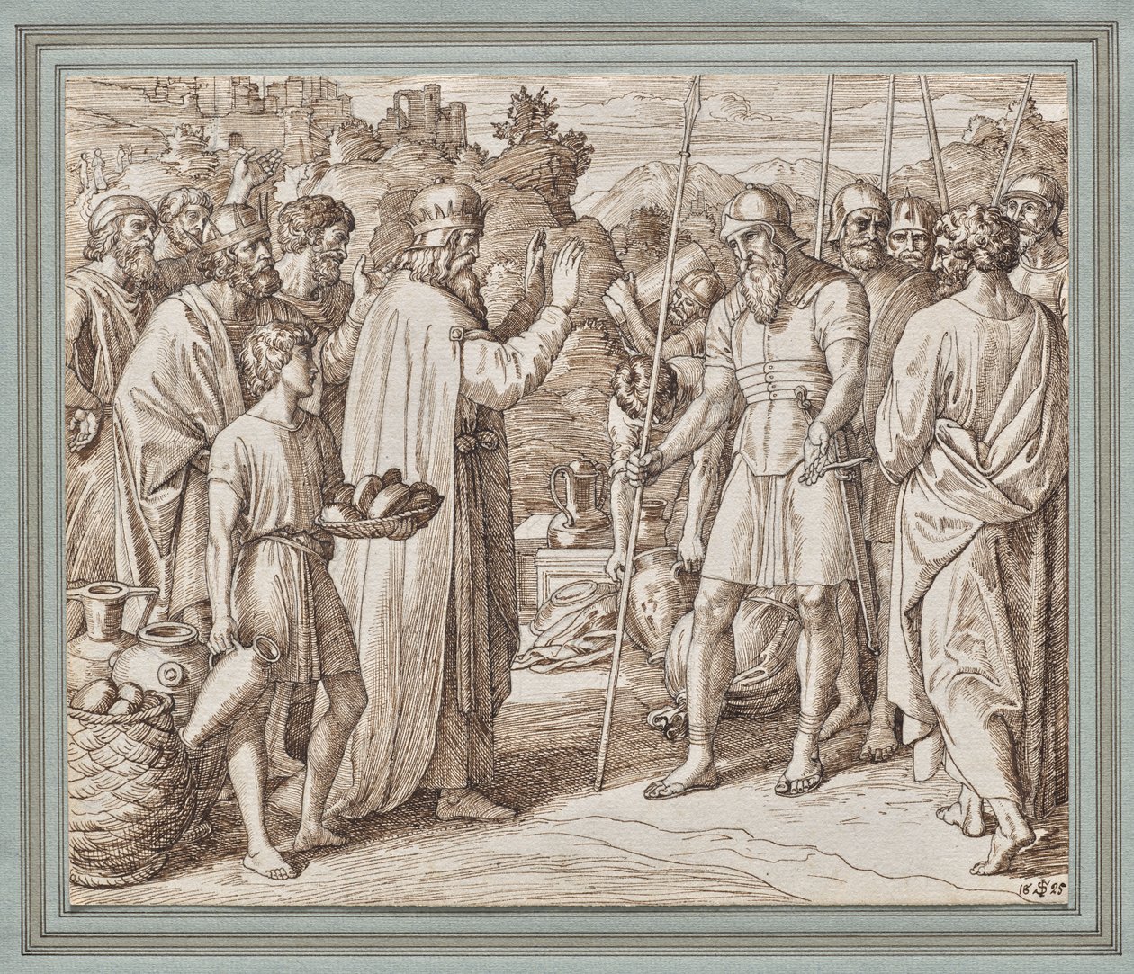 Melchizedek Blessing Abraham by Julius Schnorr von Carolsfeld