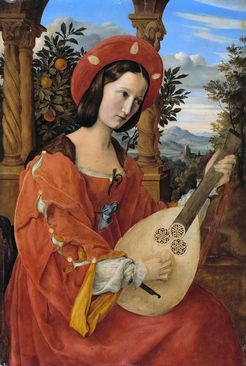 Portrait of Clara Bianca von Quandt, 1820 by Julius Schnorr von Carolsfeld