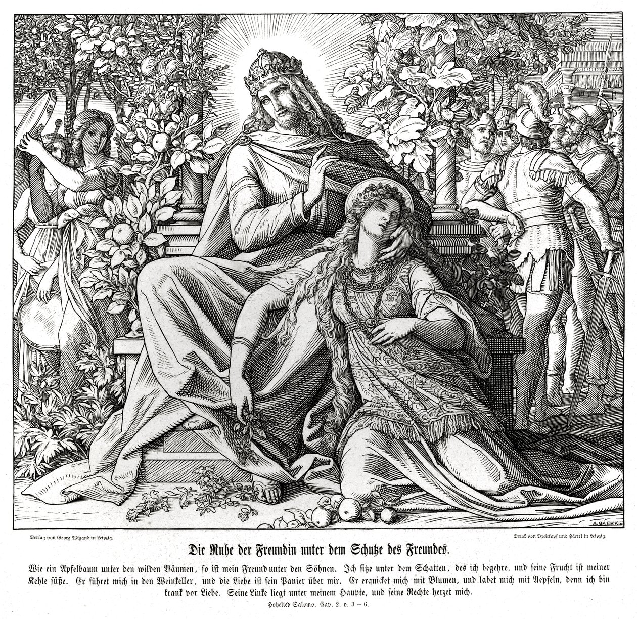 Song of Solomon by Julius Schnorr von Carolsfeld