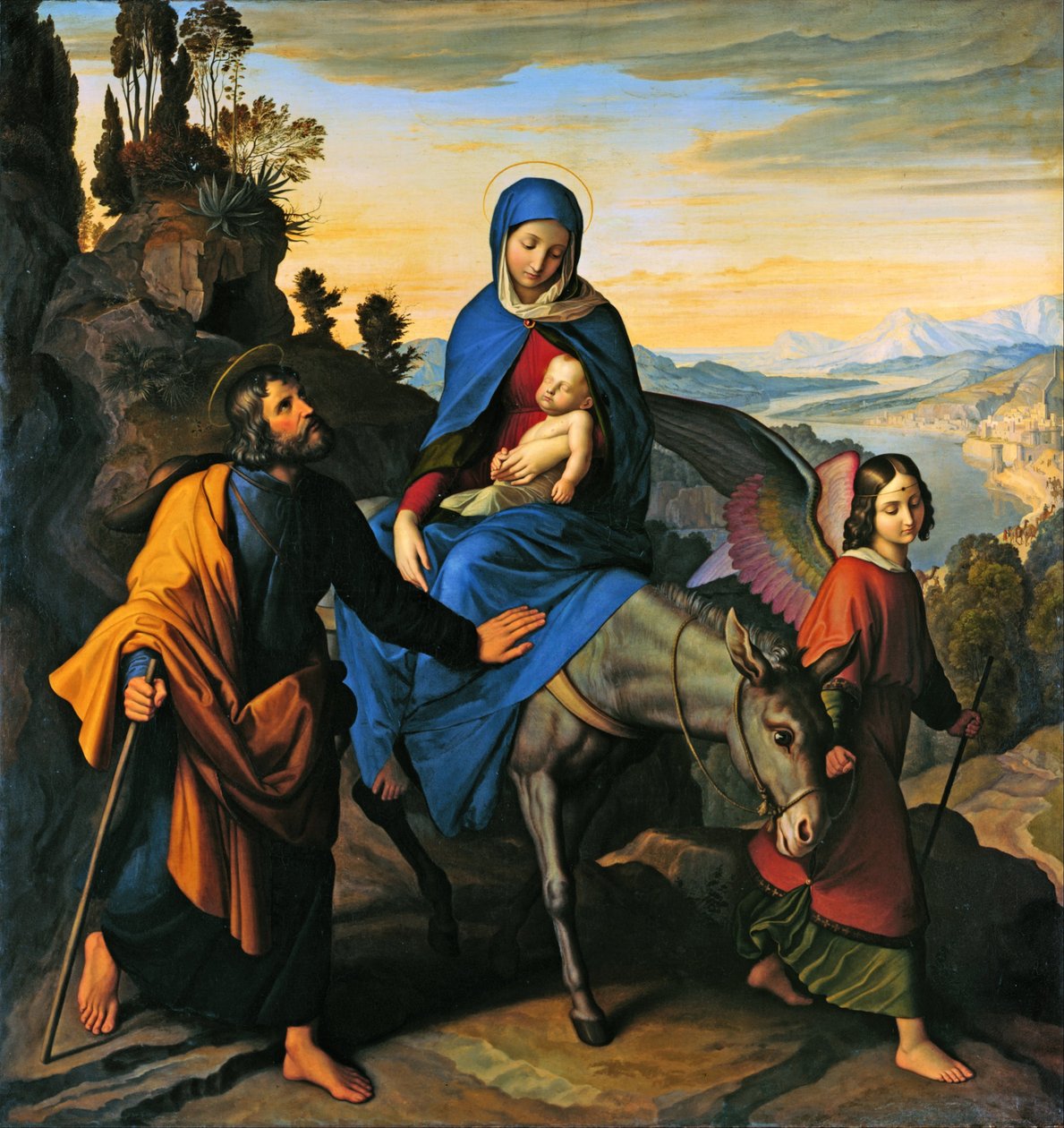 The Flight into Egypt by Julius Schnorr von Carolsfeld