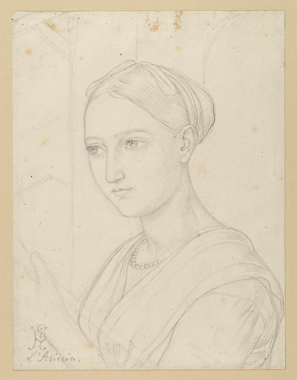 Vittoria Caldoni by Julius Schnorr von Carolsfeld