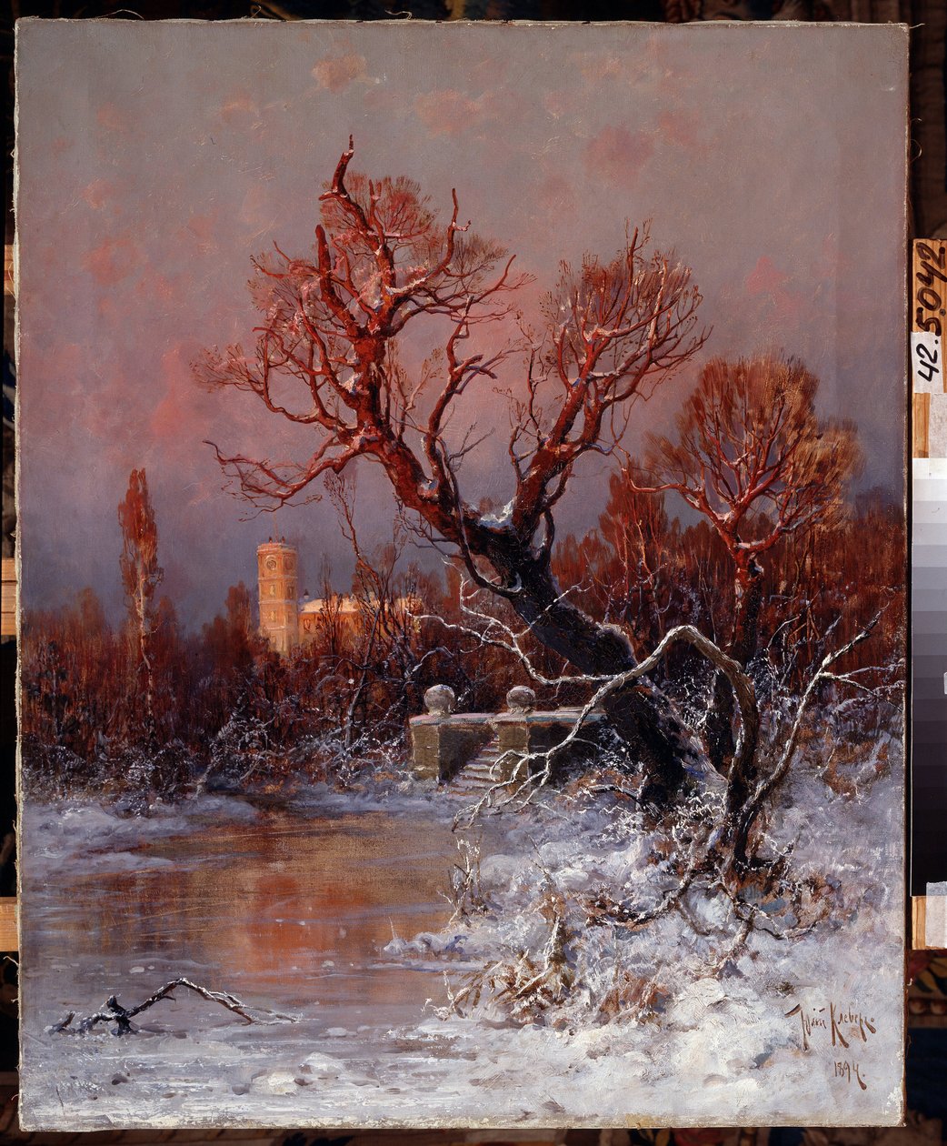 In the Park of the Gatchina Palace Near Saint Petersburg by Julius Sergius Klever