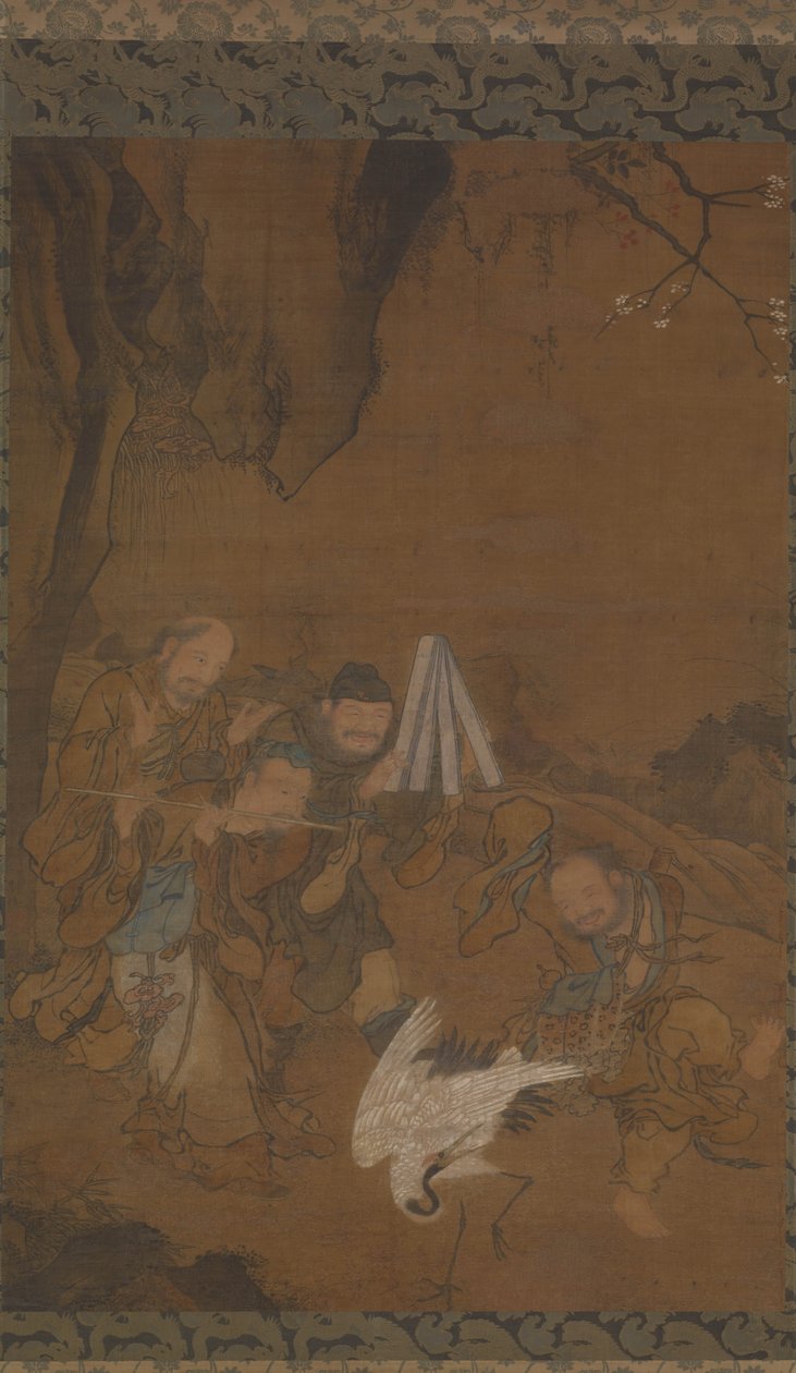 Dancing Immortals and Crane by Jun Liu
