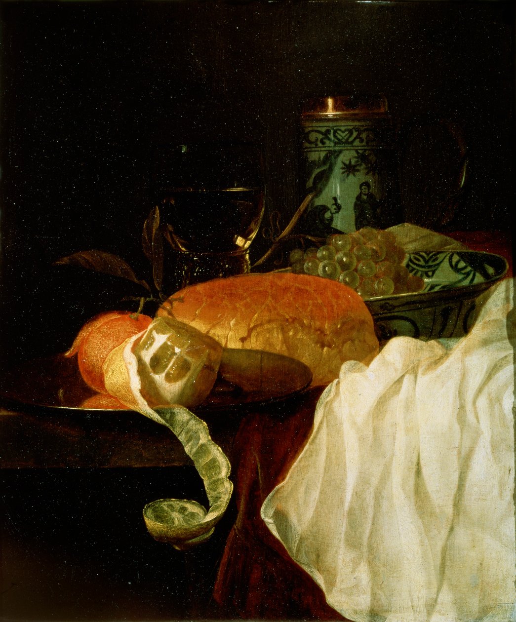 Fruit, Bread and Wine by Juriaen van Streeck