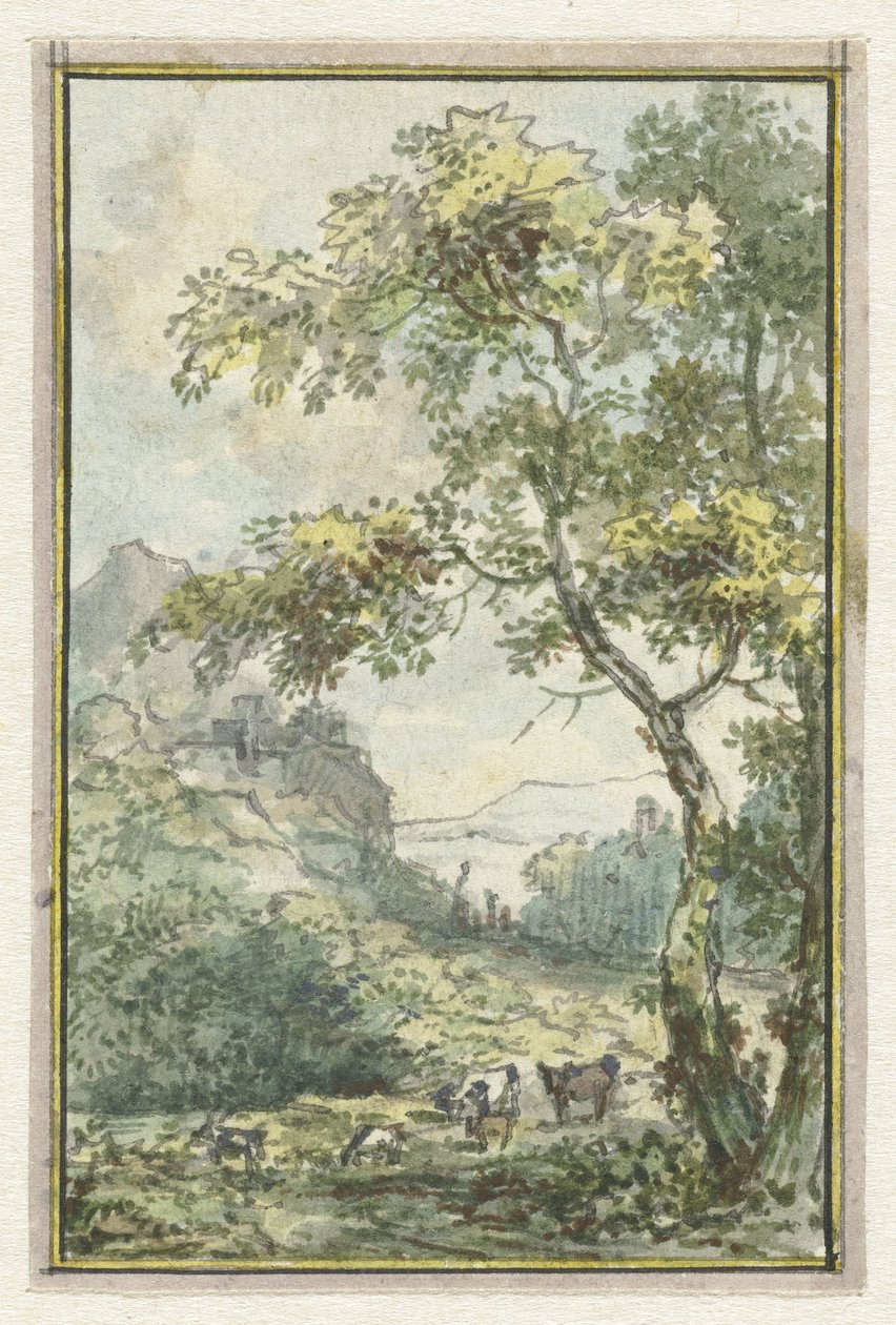 Landscape with Cattle by Jurriaan Andriessen