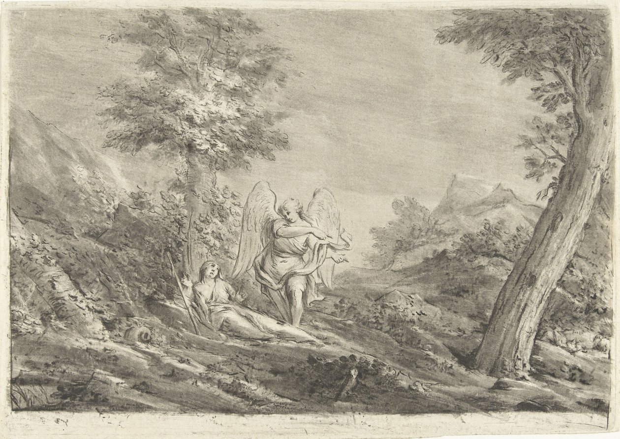 Hagar in the Desert by Jurriaan Cootwijck