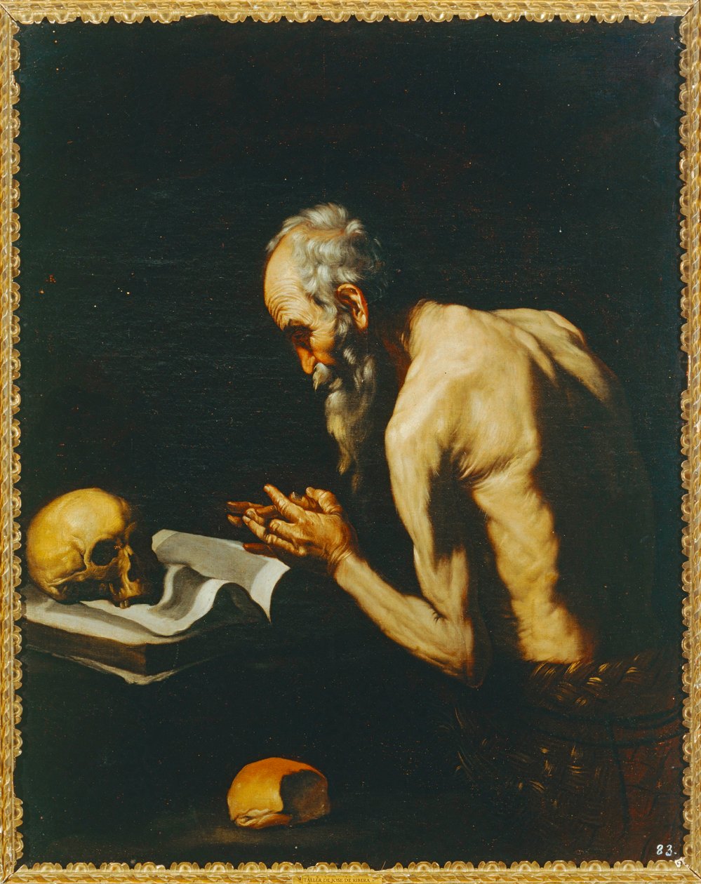 Copy after Ribera. Saint Paul the Hermit by Jusepe de (1591 1652) Ribera