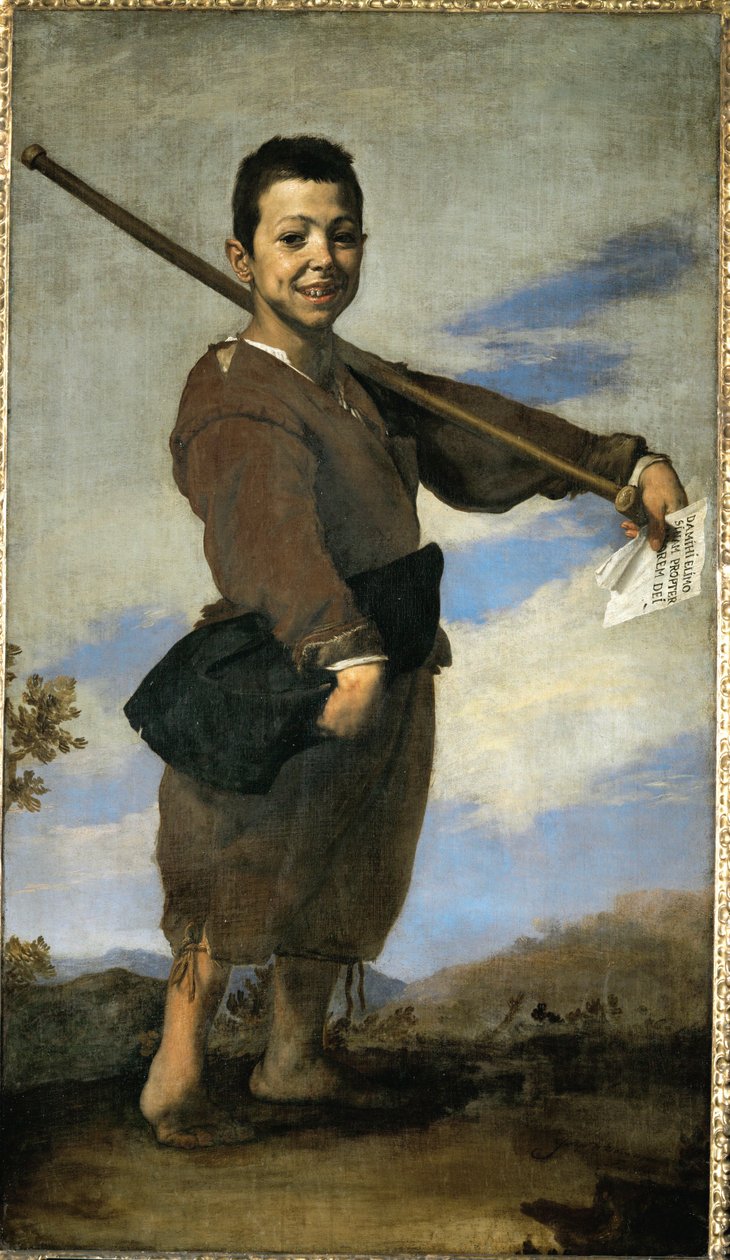 The Club-Footed Boy by Jusepe de (1591-1652) Ribera