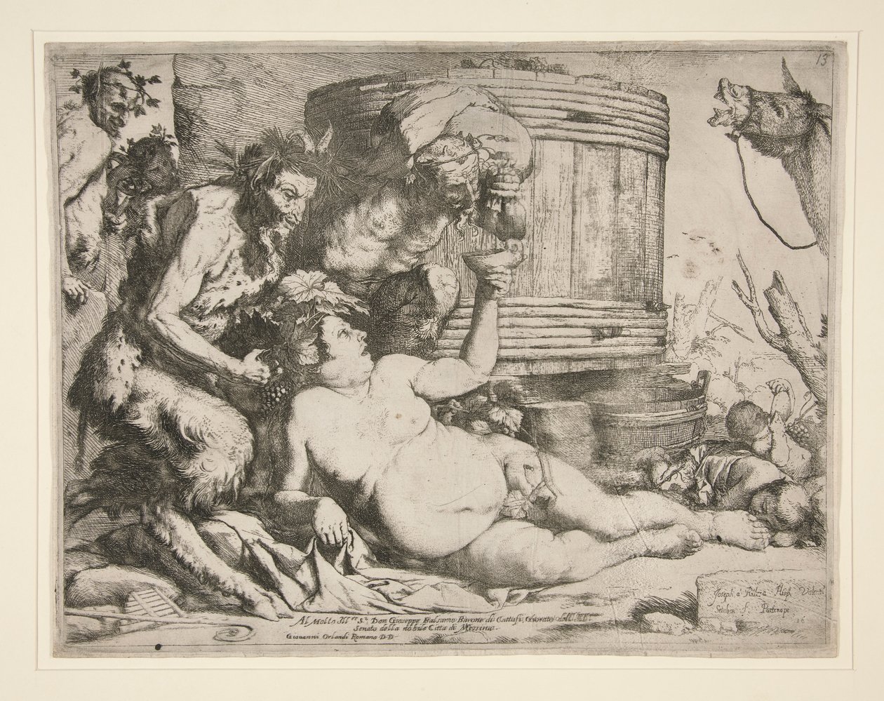 Bacchanal (Drunken Silenus) by Jusepe de Ribera