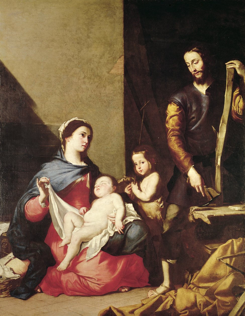 The Holy Family by Jusepe de Ribera: Buy fine art prints