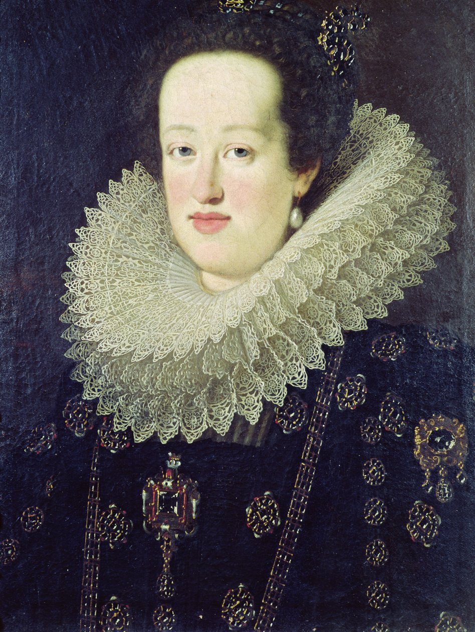 Portrait of Eleonora de Gonzaga Mantua (1598-1655) 1622-55 by Justus Sustermans