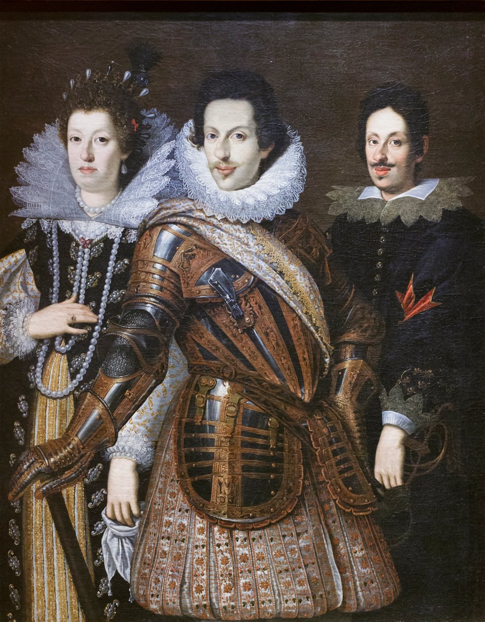 Cosimo II de Medici with his wife Maria Magdalena of Austria and his son Ferdinando II by Justus Suttermans
