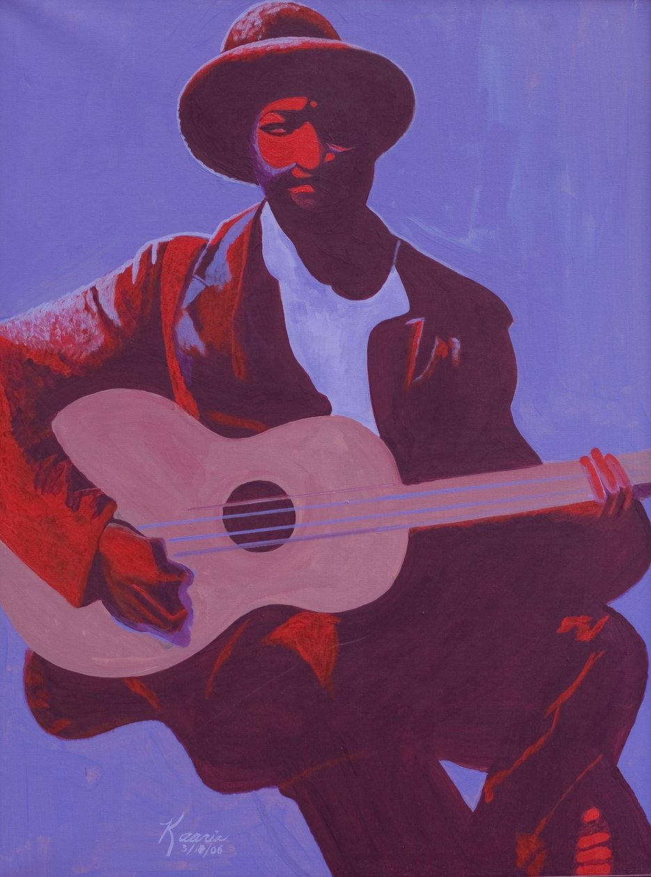 Purple Blues, 2006 by Kaaria Mucherera