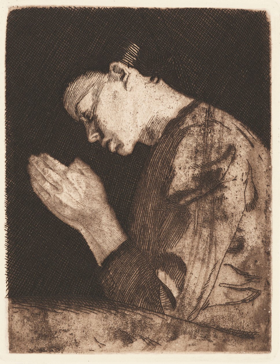 Praying Girl by Käthe Kollwitz