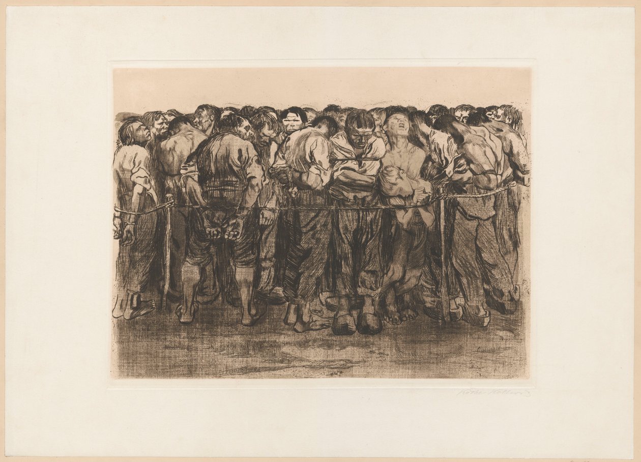 The Prisoners, Sheet VII from the Cycle: Peasants