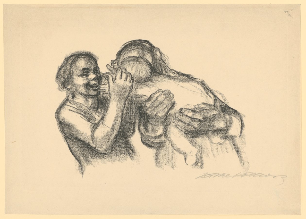 Parents with Child (Edition of the German Art Aid Association, Leipzig) by Käthe Kollwitz