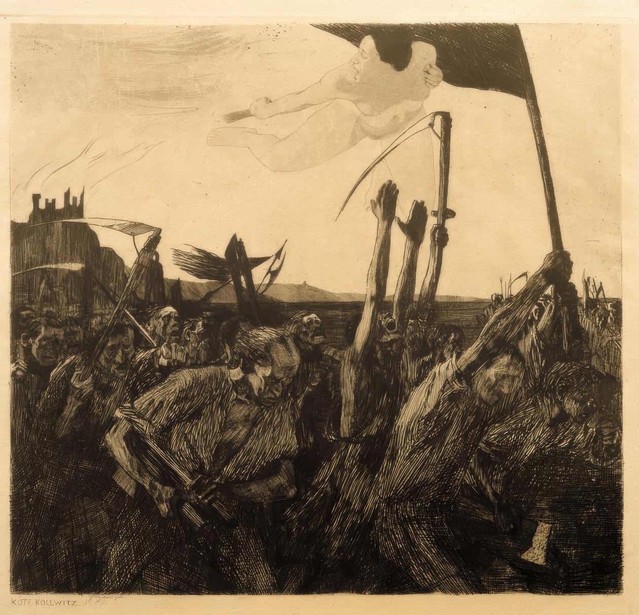 Käthe Kollwitz, Uprising by Käthe Kollwitz
