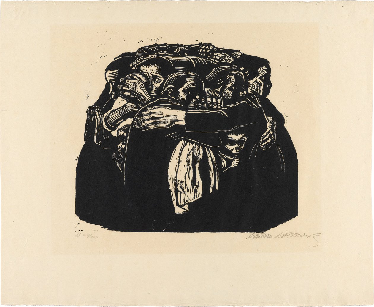 War, Plate 6: The Mothers by Käthe Kollwitz