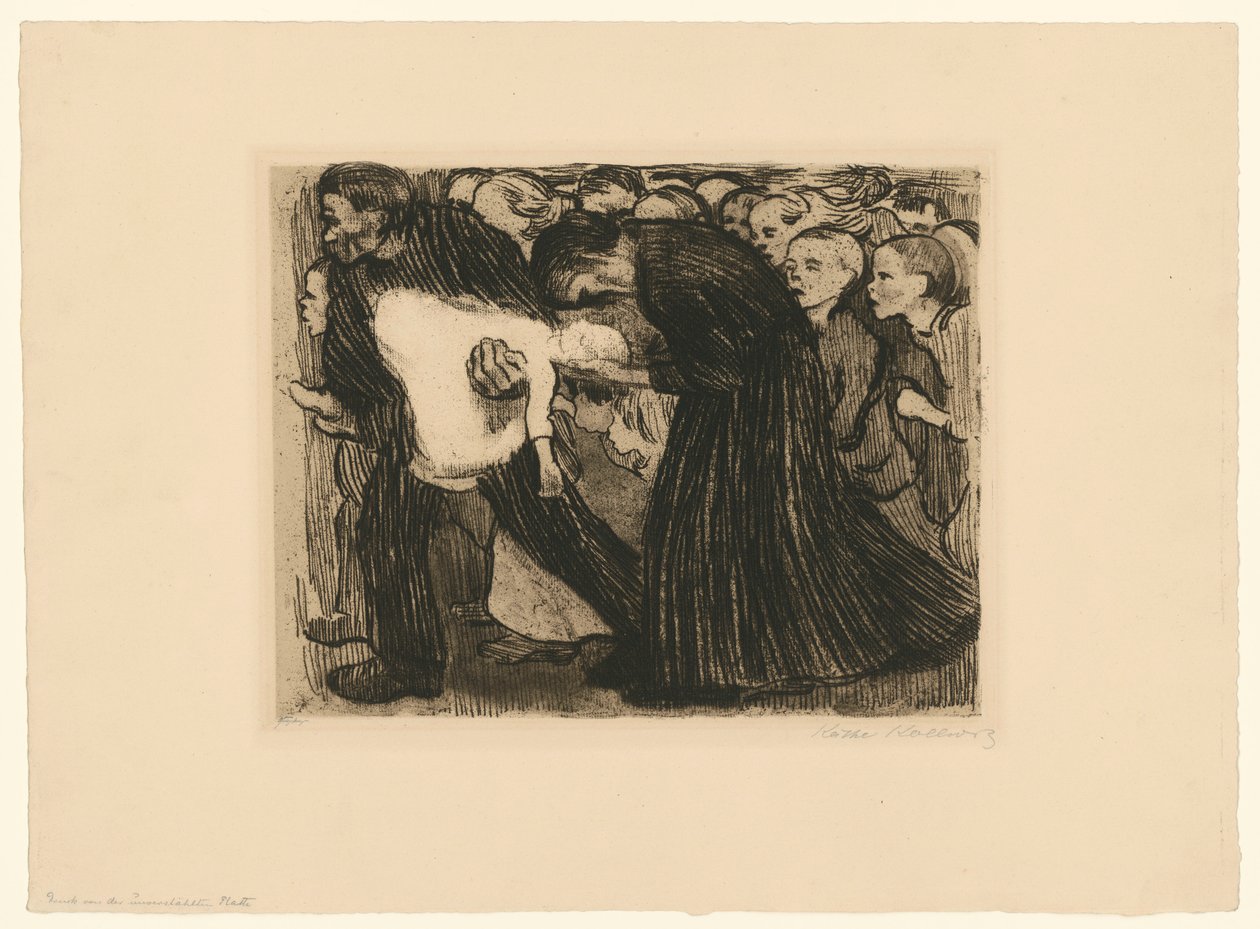 Run Over (4th State) by Käthe Kollwitz