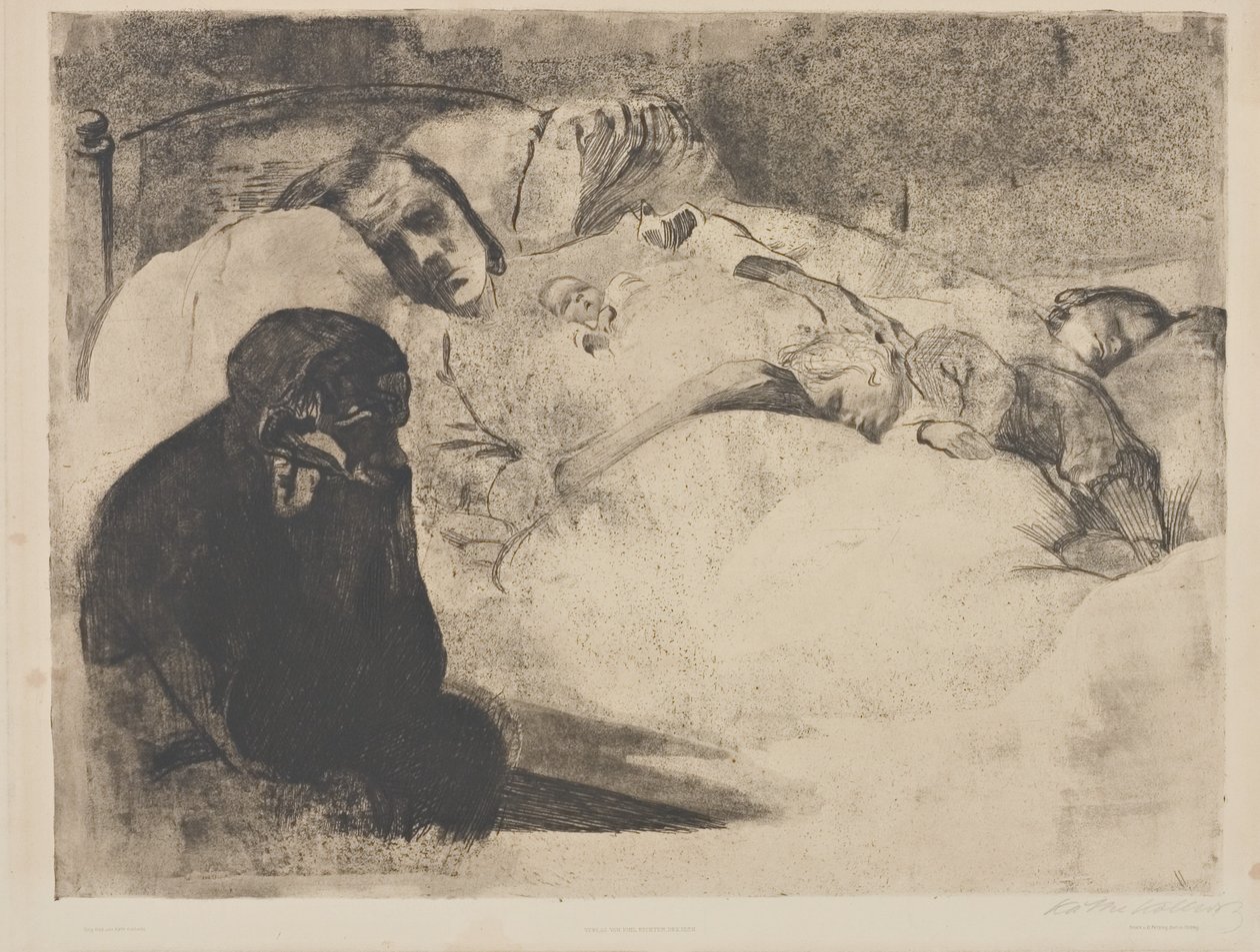 Unemployment by Käthe Kollwitz