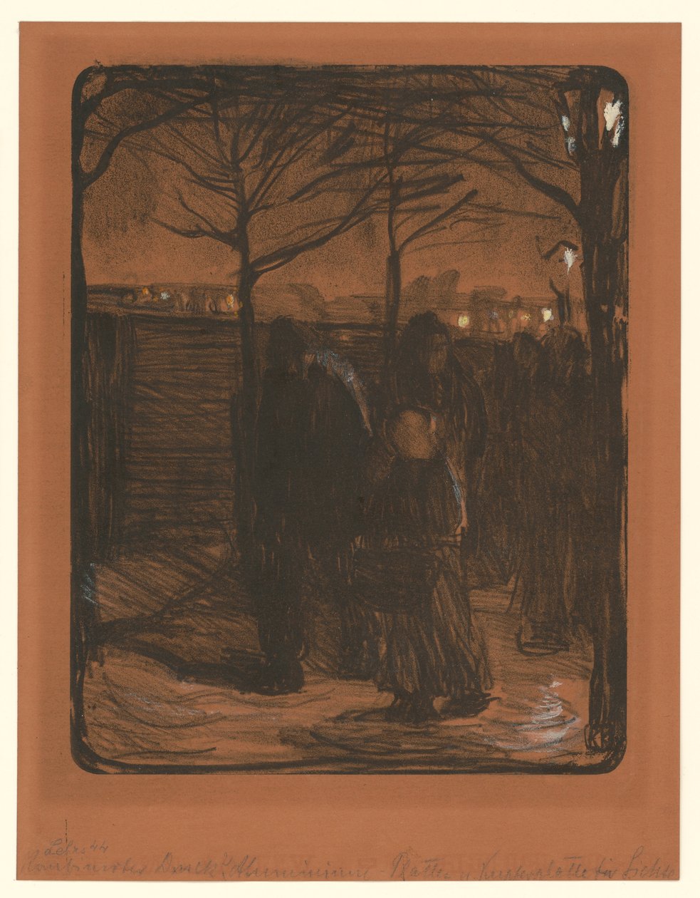 Suburb (1st State) by Käthe Kollwitz