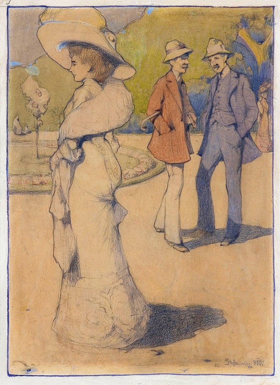 In the Park by Kajetan Stefanowicz