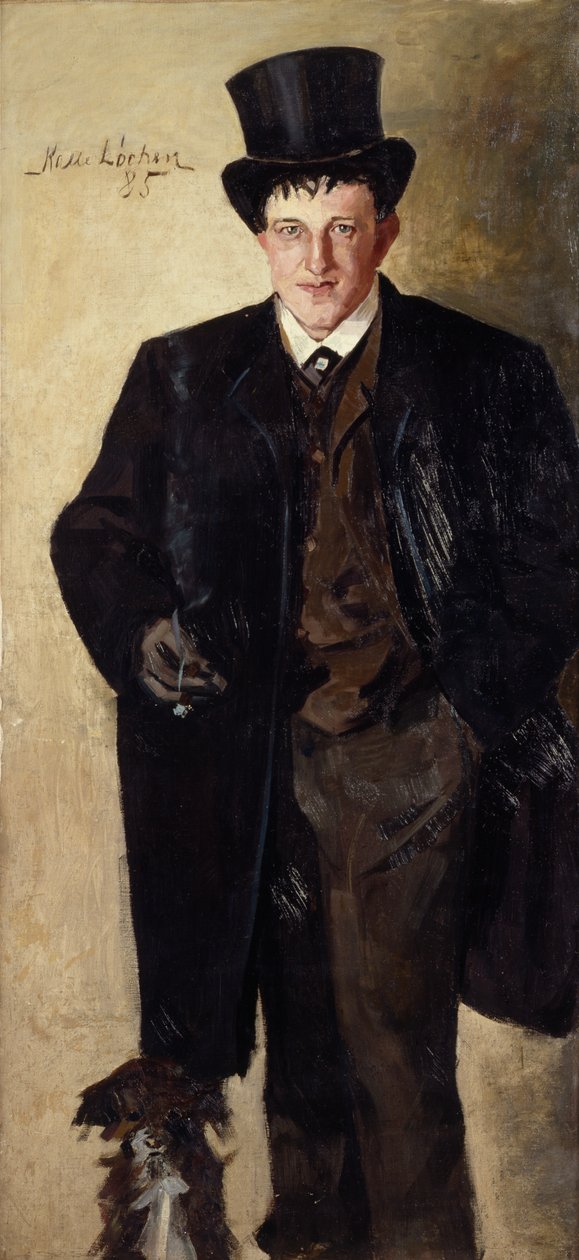 Self-portrait by Kalle (1865 93) Lochen