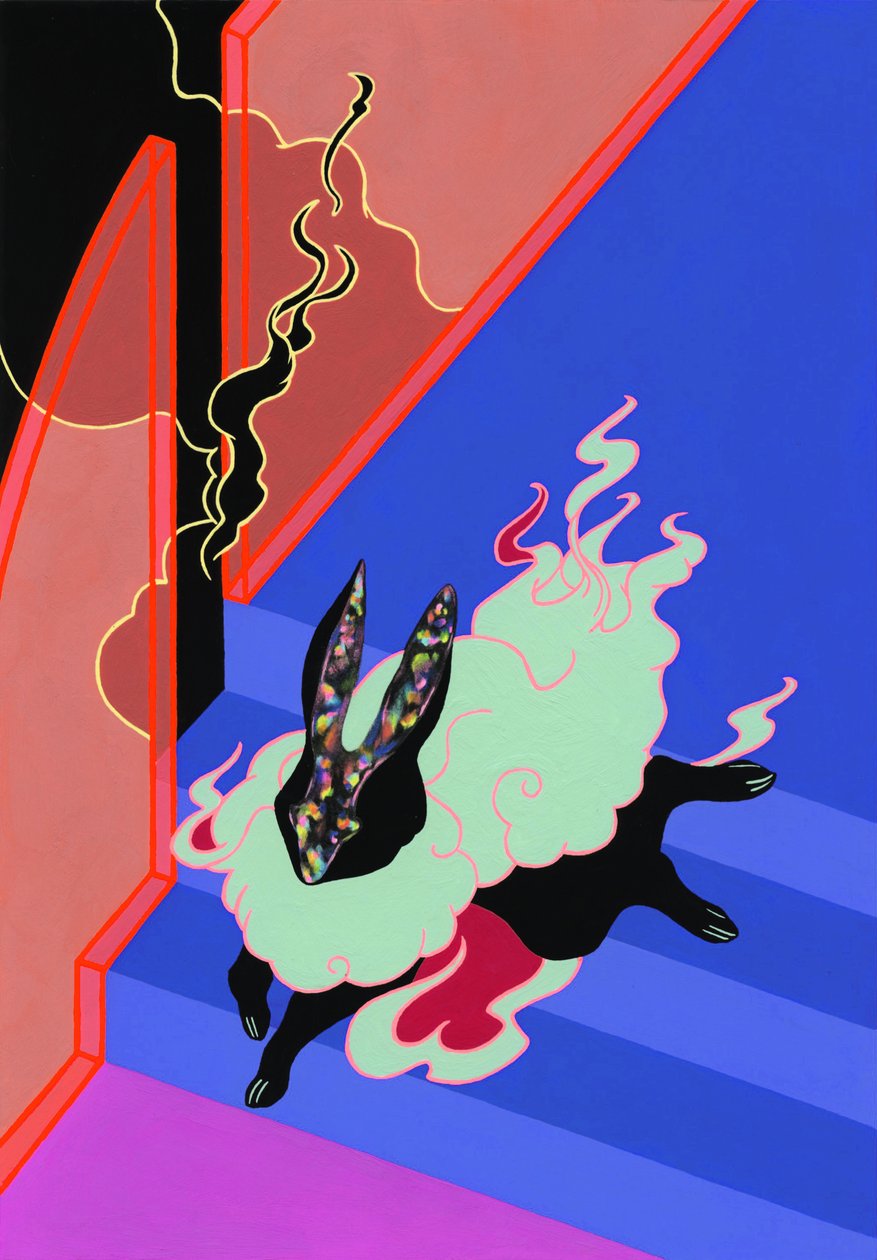 Running Hare, 2019 by Kam Tsz