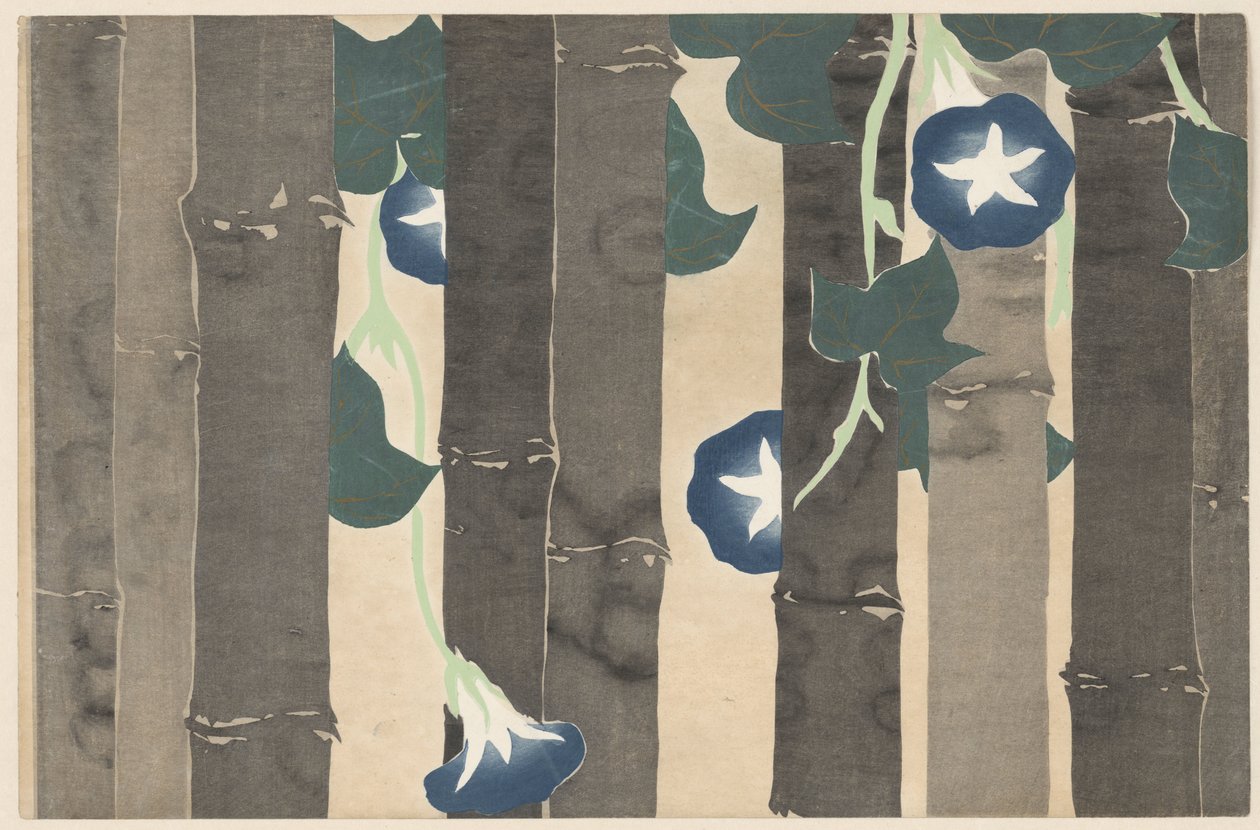 Blue morning glory by Kamisaka Sekka