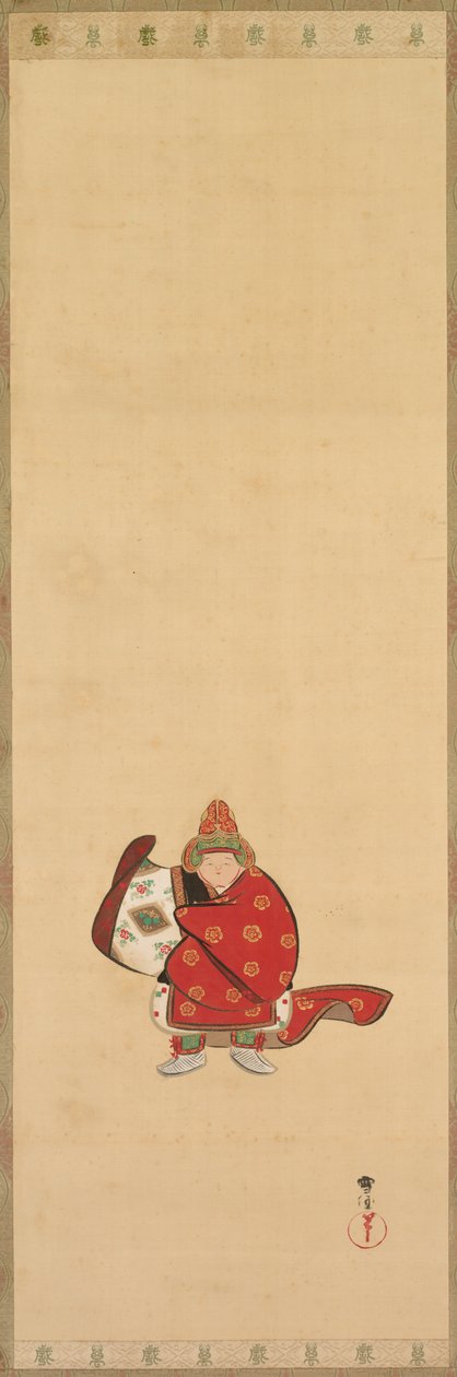 Bugaku Dancer by Kamisaka Sekka
