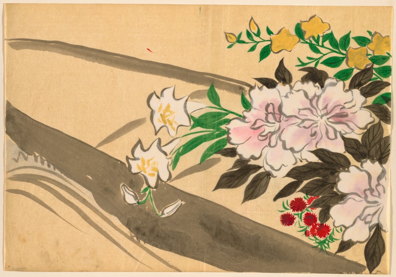 Flowers of a Hundred Worlds: Flower Boat by Kamisaka Sekka