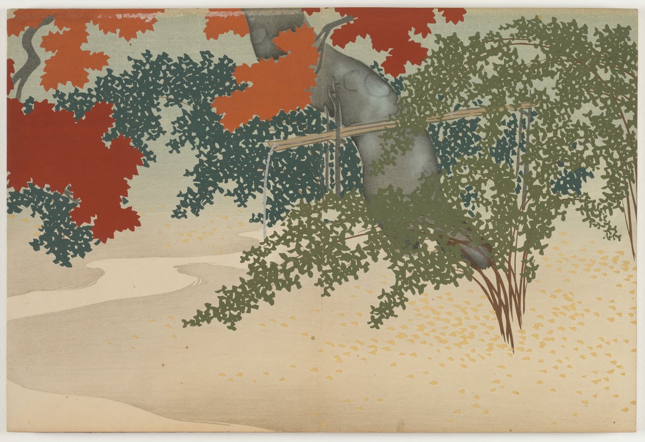 Flowers of a Hundred Worlds: Late Autumn by Kamisaka Sekka