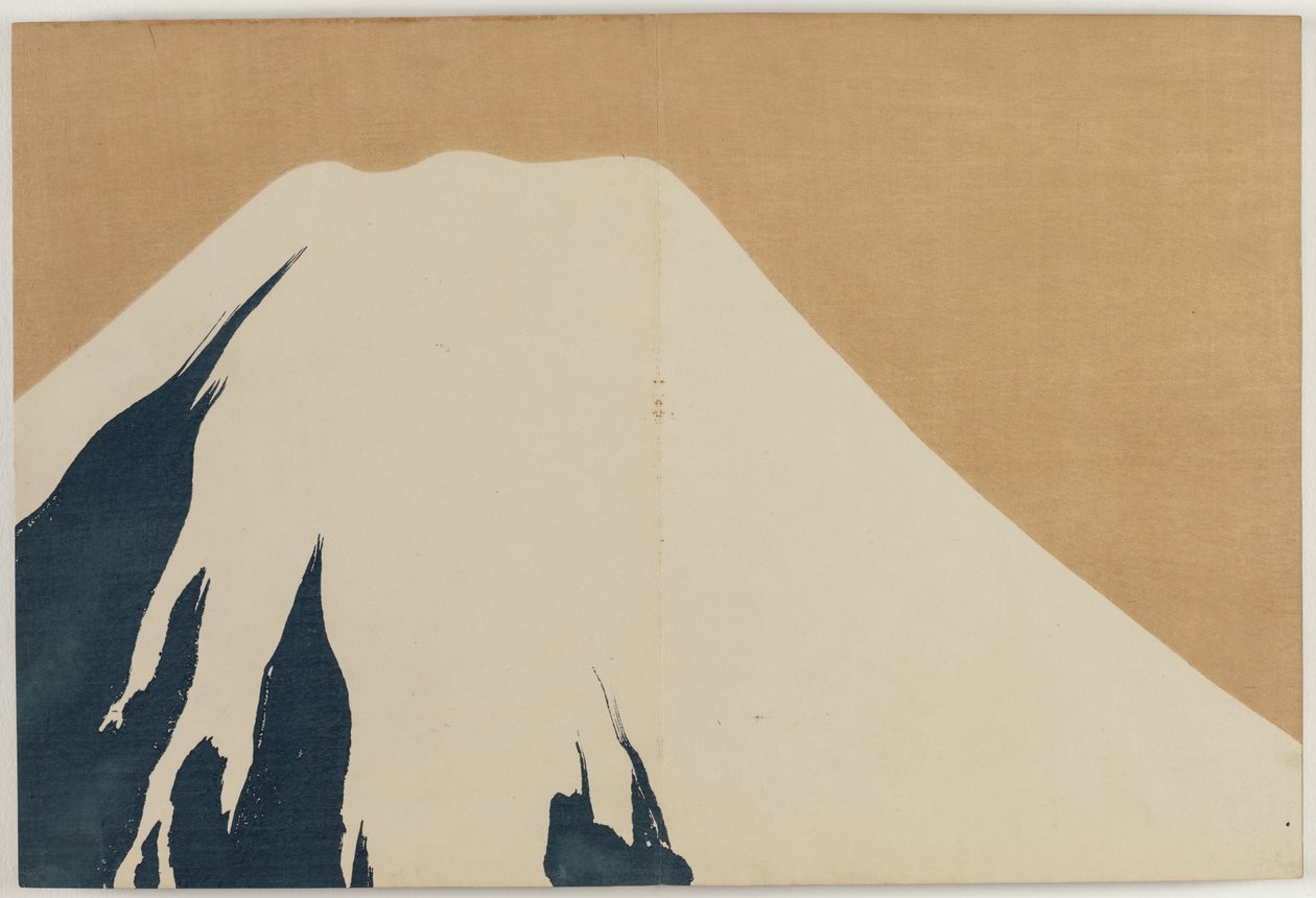 Flowers of a Hundred Worlds (Momoyogusa): Mount Fuji by Kamisaka Sekka