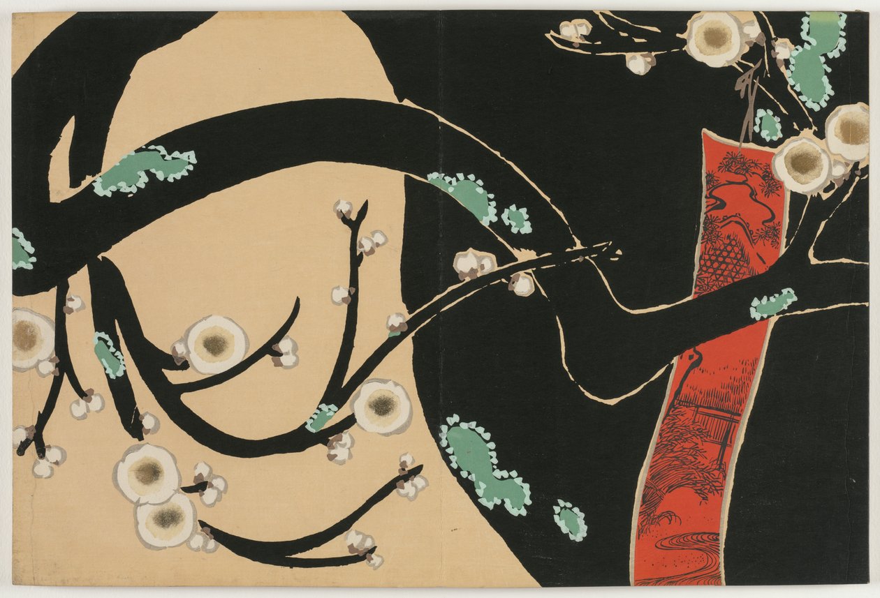 Flowers of a Hundred Worlds: Plum by Kamisaka Sekka