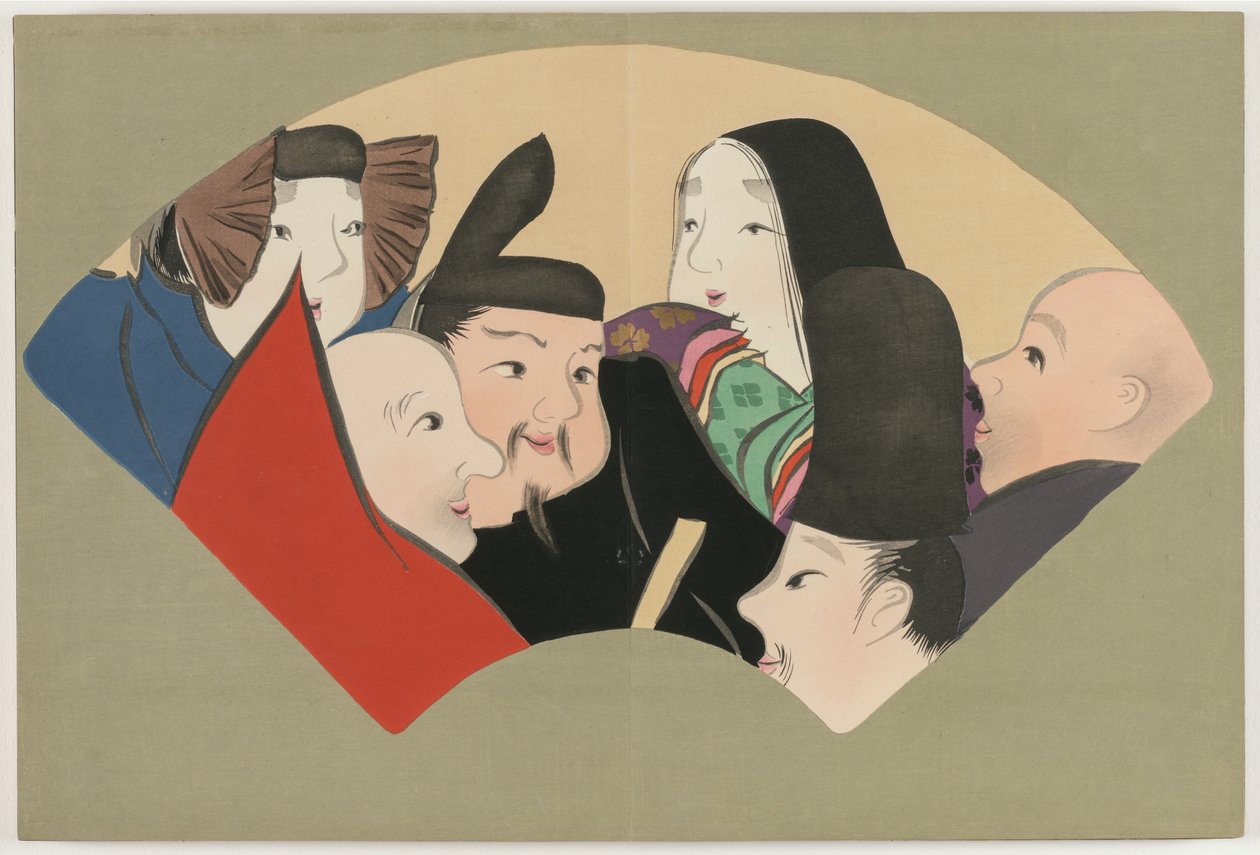 Flowers of a Hundred Worlds: Six Poetic Immortals by Kamisaka Sekka