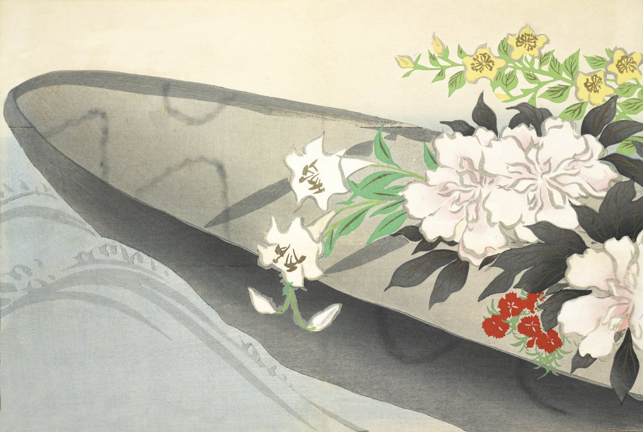 Hana-Bune, from Momoyo-Gusa by Kamisaka Sekka