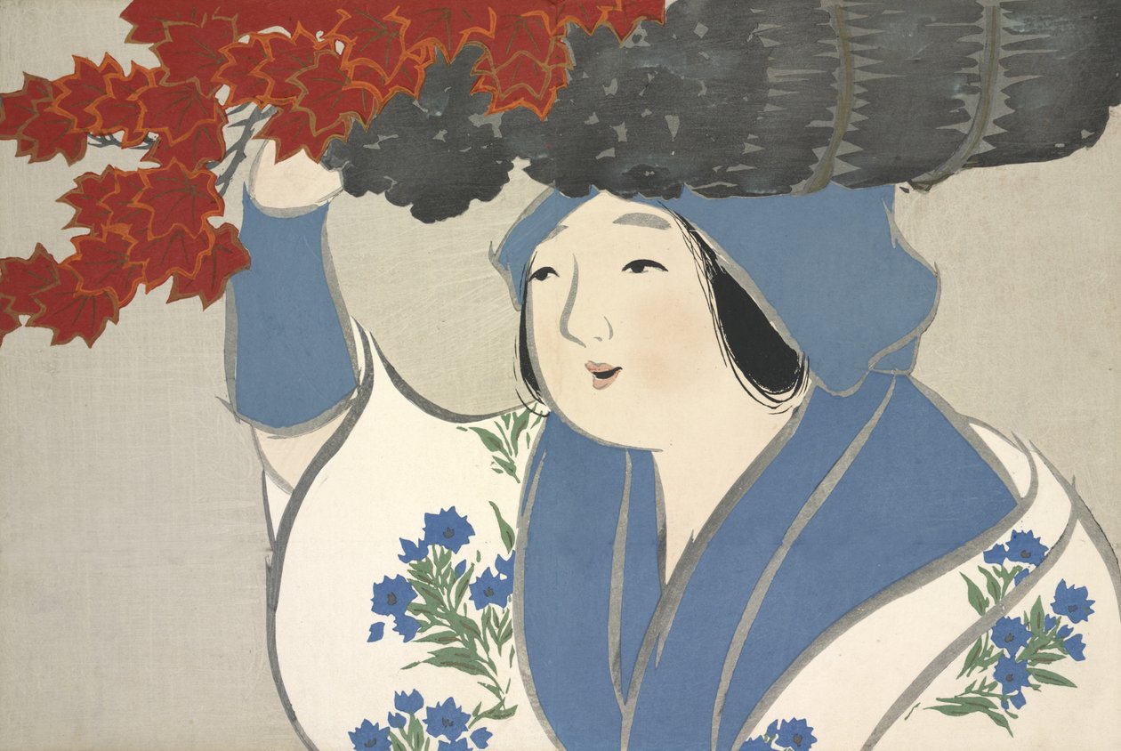 Kuroki Uri, from Momoyo-gusa by Kamisaka Sekka