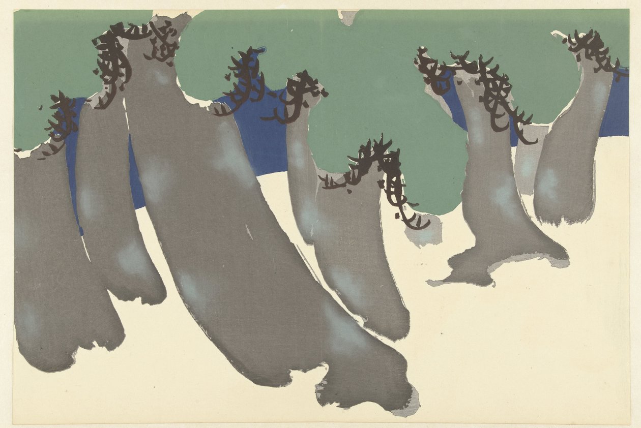 Pine Trees by Kamisaka Sekka
