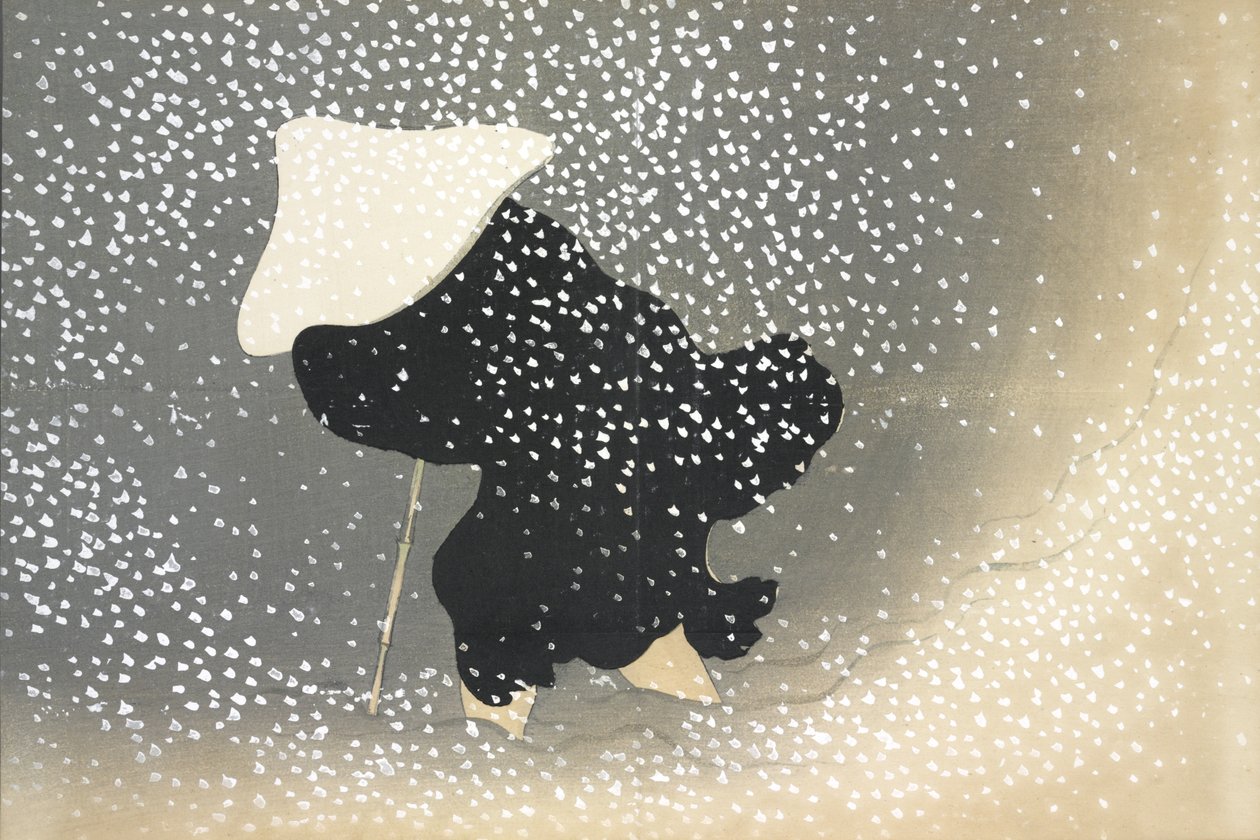 Sato No Yuki, from Momoyo-gusa by Kamisaka Sekka