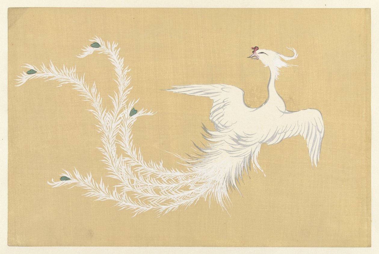 White Phoenix (series title) by Kamisaka Sekka