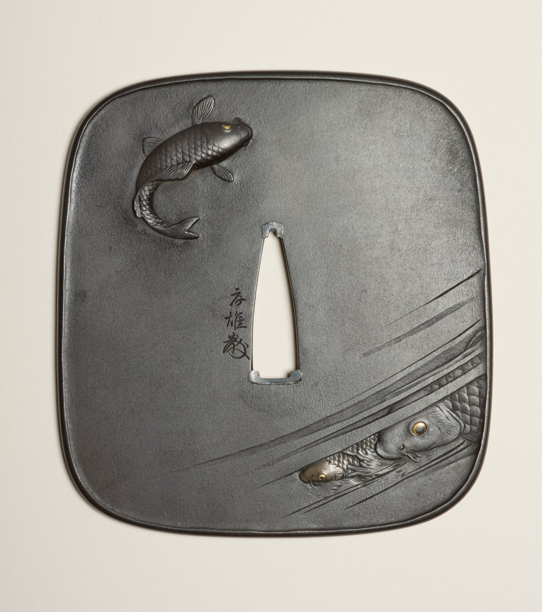 Tsuba, 19th century by Kano Natsuo