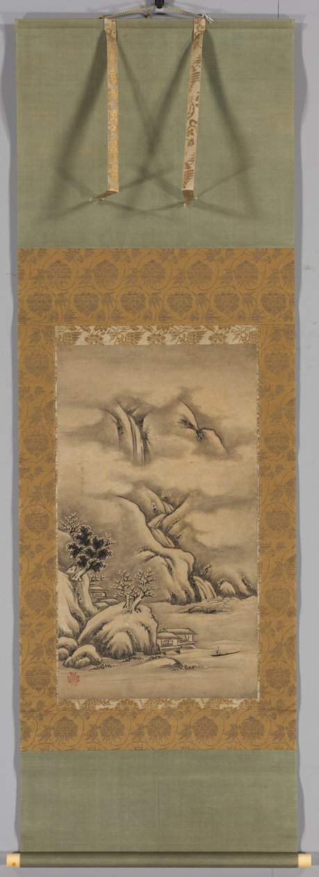 Seasonal Landscapes: Winter, mid- to late 1500s by Kano Hideyori