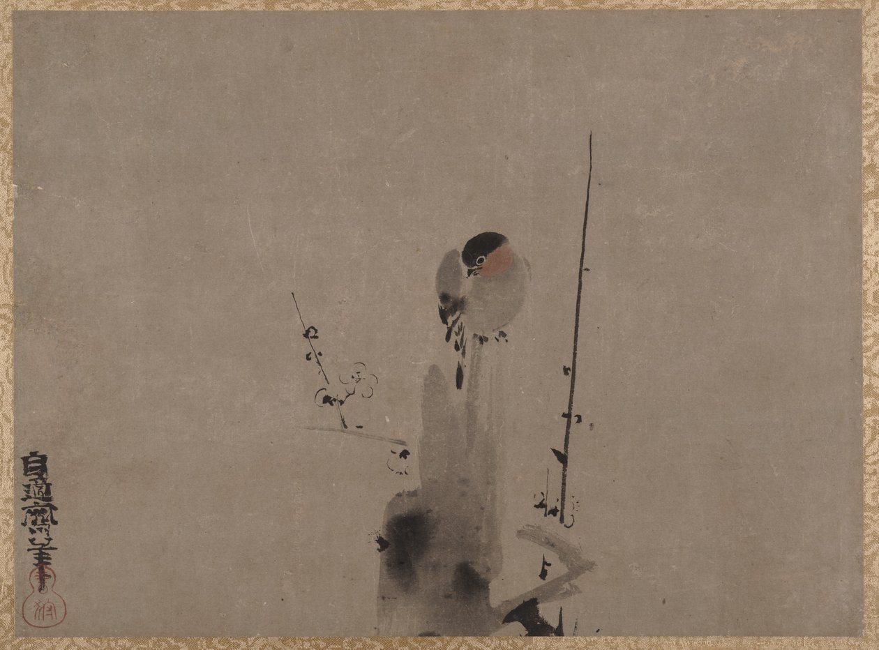 Bird on a Plum Tree by Kano Naonobu