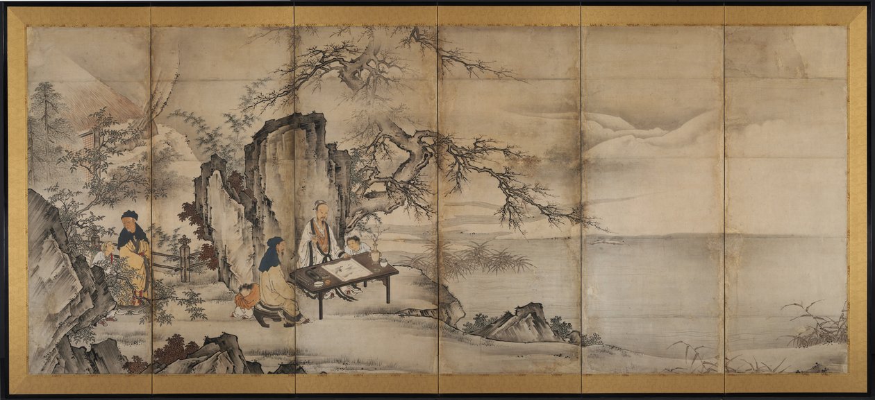 The Four Accomplishments by Kano Shoei