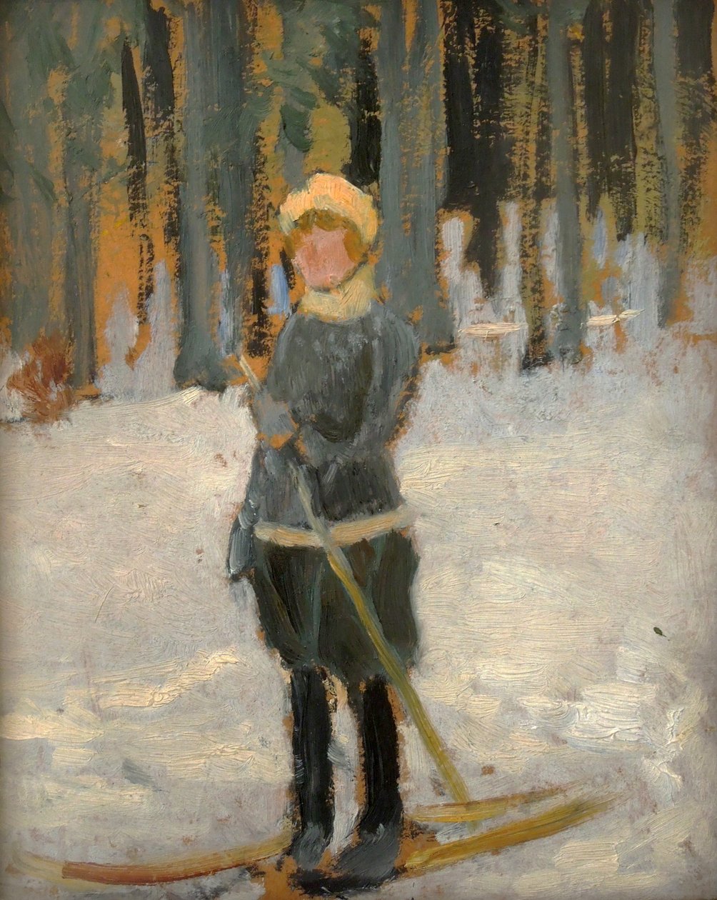 Sledding in the Forest by Karel Spillar