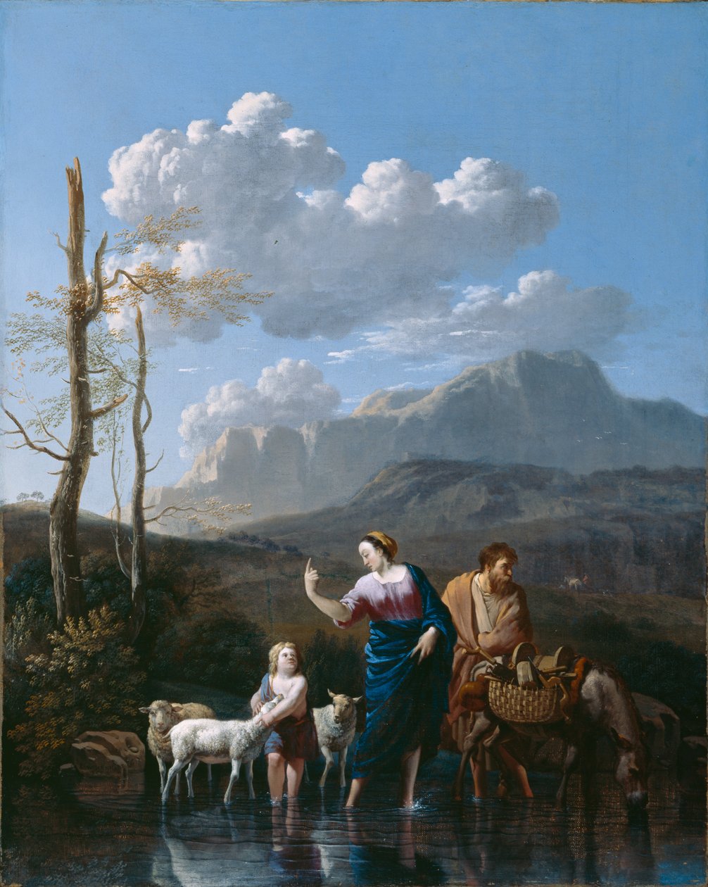 Return of the Holy Family from Egypt by Karel Dujardin