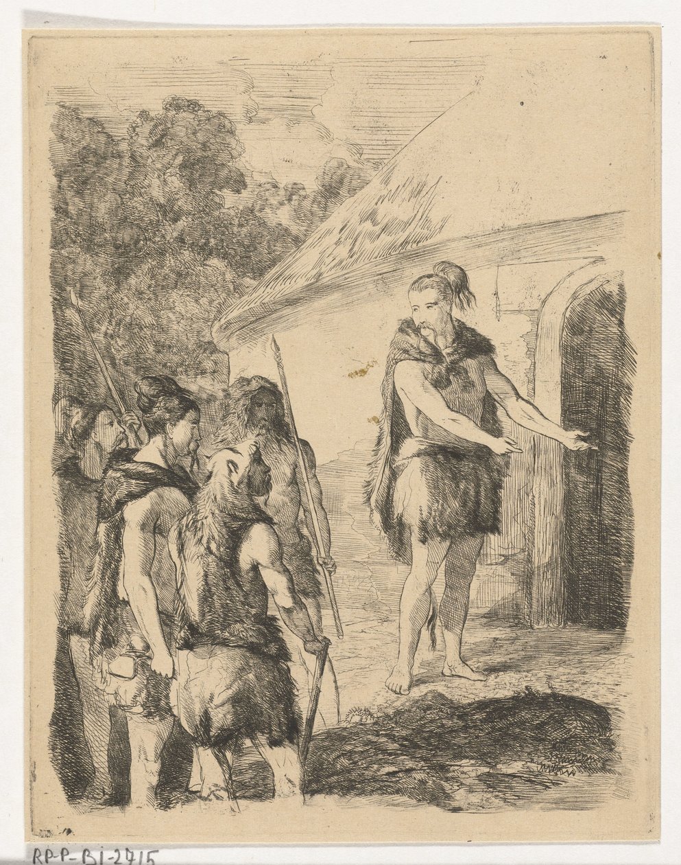 Kaibar hospitably received by Borgar Aeddon (series title) by Karel Frederik Bombled