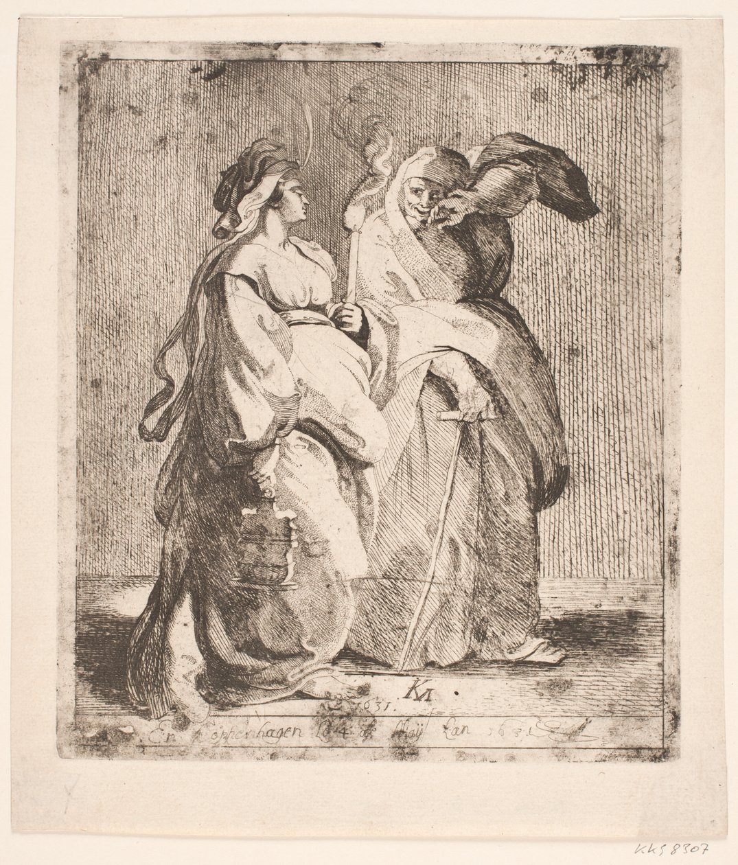 Judith with Her Servant by Karel van III Mander
